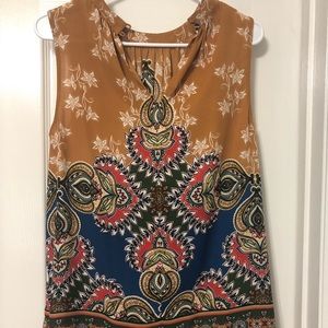 Sleeveless blouse